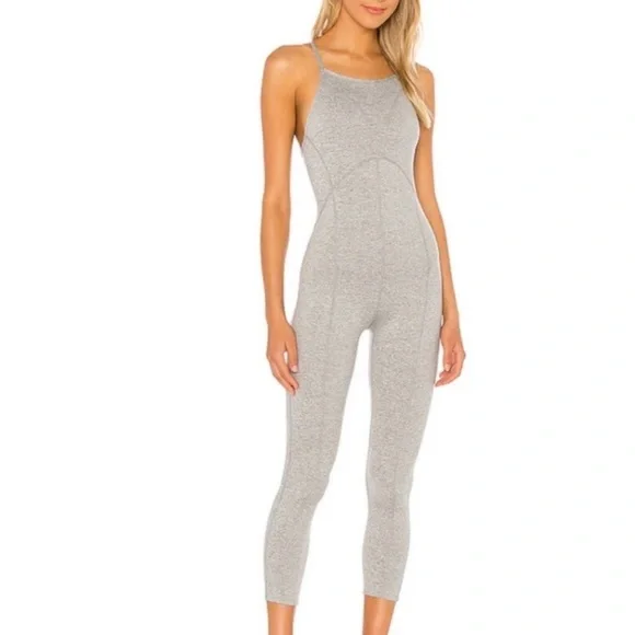 Free People Gray Jumpsuit - Picture 1 of 8